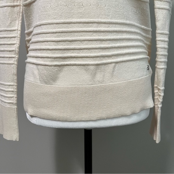 FIG Clothing Amsterdam Turtleneck Cream Knit Sweater - Picture 10 of 12